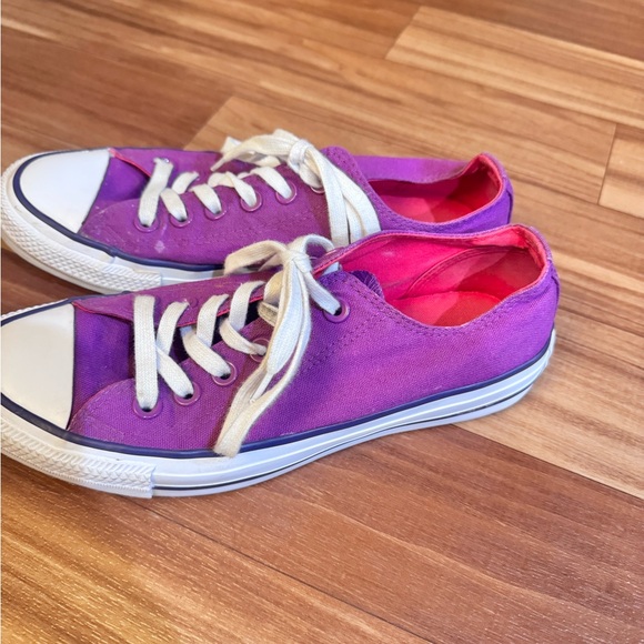 Converse Purple and Pink Women's Flats - Picture 4 of 8